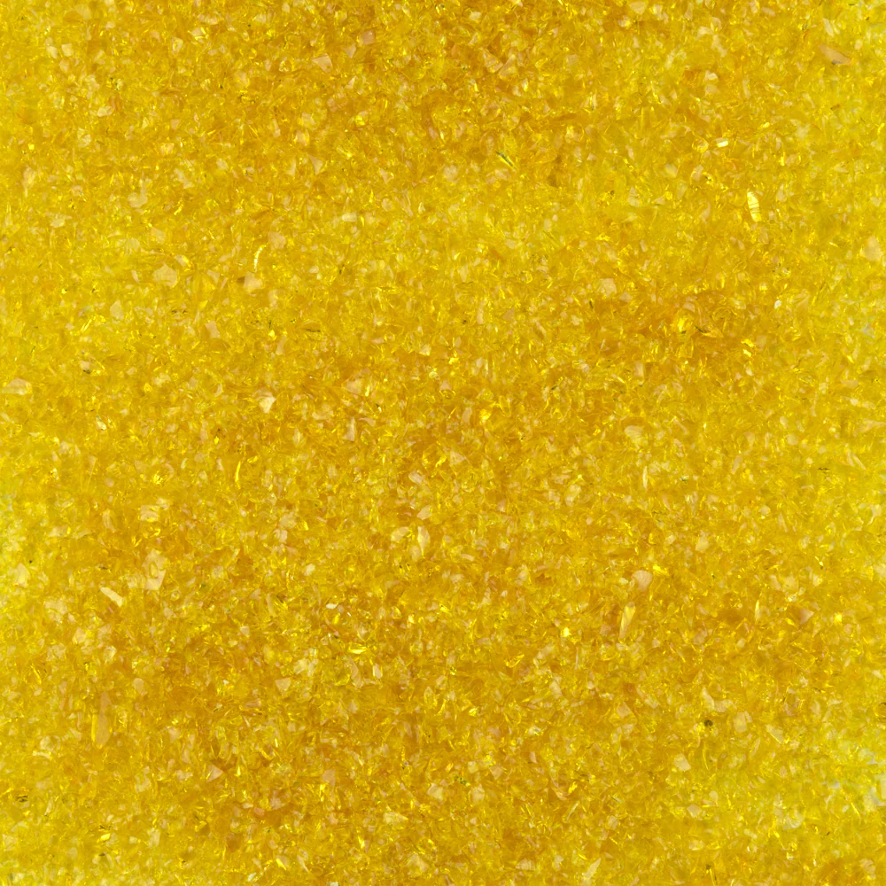 Oceanside Glass Yellow Transparent Frit COE96