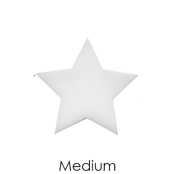 Precut Star White Opalescent COE96