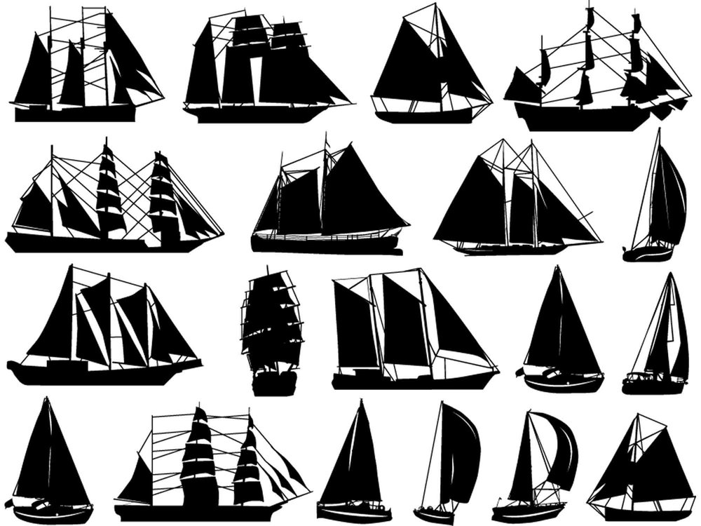 Sailboat Decal Sheet