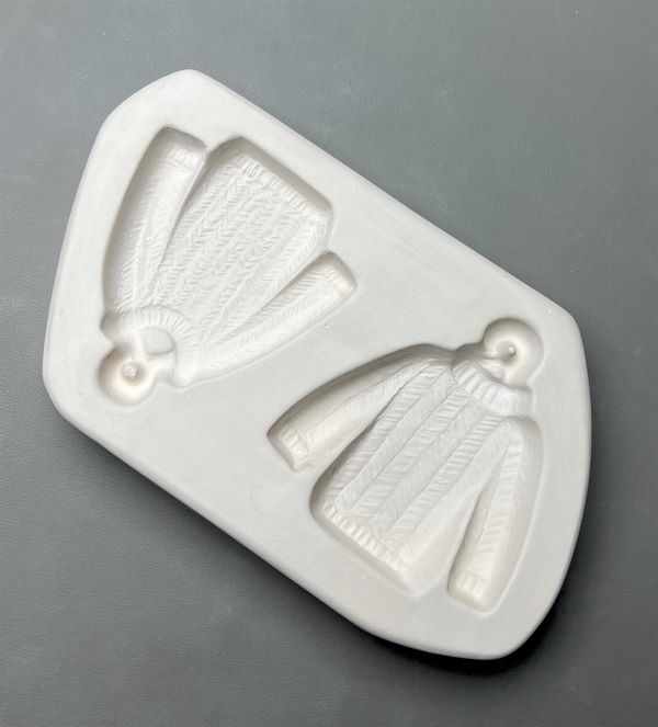 Two Holiday Sweaters Ornaments Casting Mold