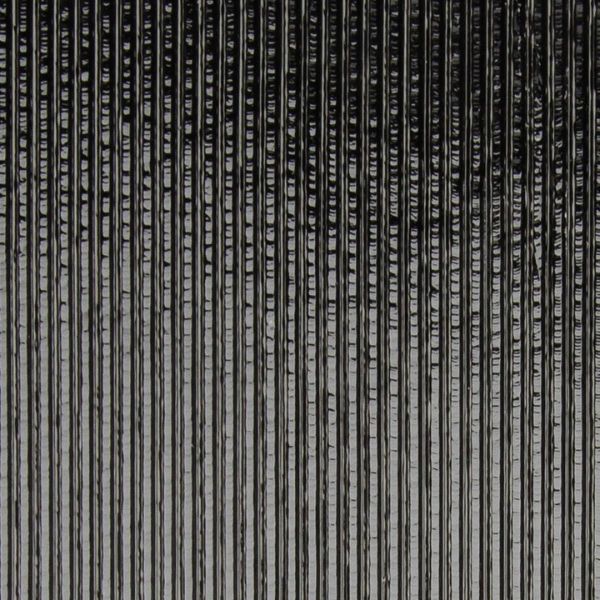 Bullseye Glass Black Opalescent, Reeded Texture, Thin-rolled, 2mm COE90