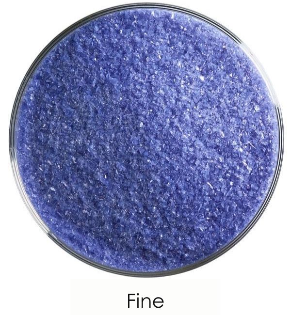 Bullseye Glass Cobalt Blue Opalescent Frit COE90