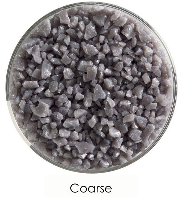 Bullseye Glass Deco Gray Opalescent Frit COE90