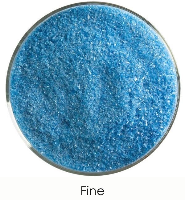 Bullseye Glass Egyptian Blue Opalescent Frit COE90