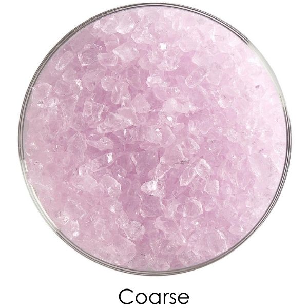 Bullseye Glass Erbium Pink Transparent Tint Frit COE90
