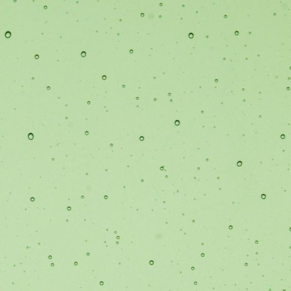 Bullseye Glass Leaf Green Transparent, Double-rolled, 3mm COE90