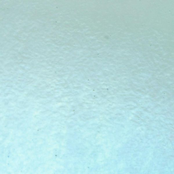 Bullseye Glass Light Aquamarine Blue Transparent, Rainbow Iridescent, Thin-rolled, 2mm COE90