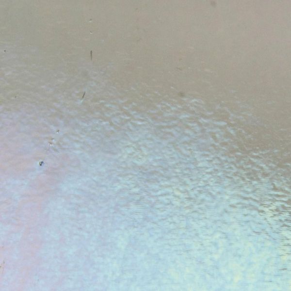 Bullseye Glass Light Silver Gray Transparent Rainbow Iridescent Thin-rolled 2mm COE90