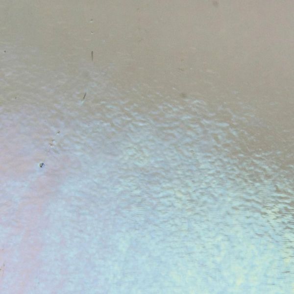 Bullseye Glass Light Silver Gray Transparent Rainbow Iridescent Thin-rolled 2mm COE90