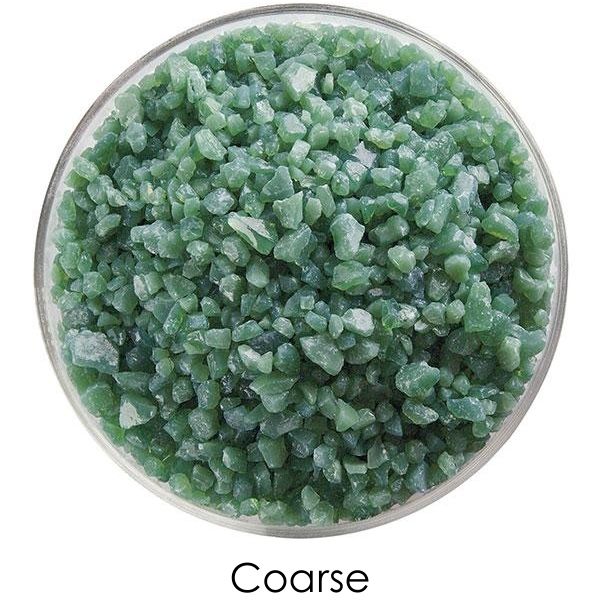 Bullseye Glass Mineral Green Opalescent Frit COE90