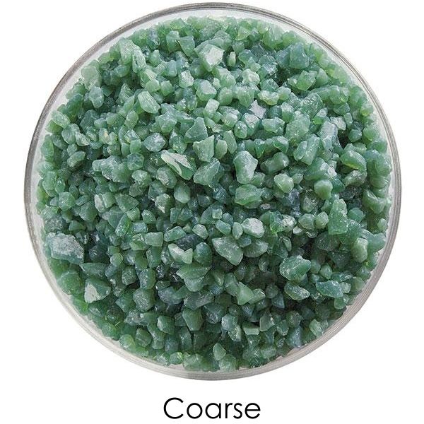 Bullseye Glass Mineral Green Opalescent Frit COE90