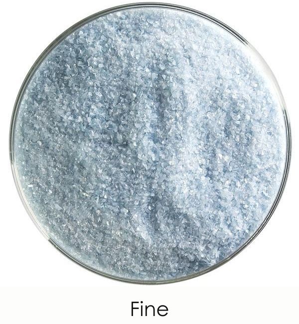 Bullseye Glass Powder Blue Opalescent Frit COE90