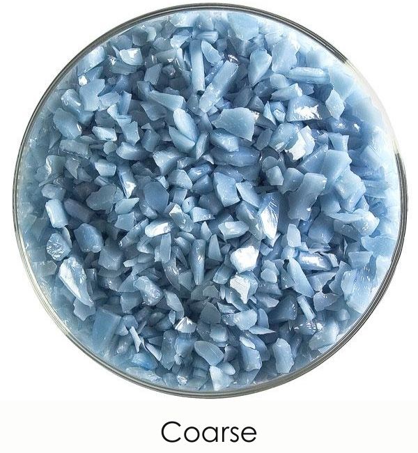 Bullseye Glass Powder Blue Opalescent Frit COE90