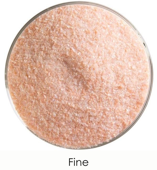 Bullseye Glass Salmon Pink Opalescent Frit COE90