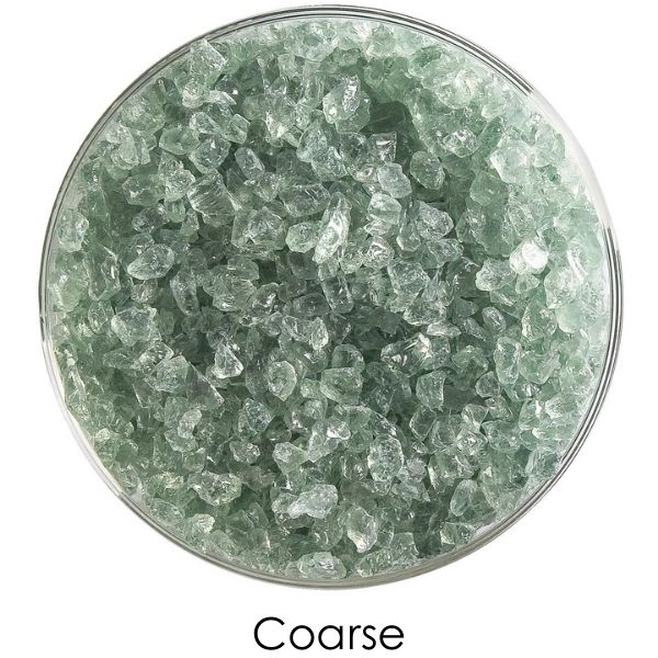 Bullseye Glass Spruce Green Transparent Tint Frit COE90