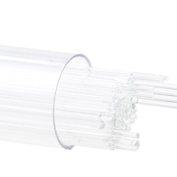 Bullseye Glass Stringers Clear Transparent COE90