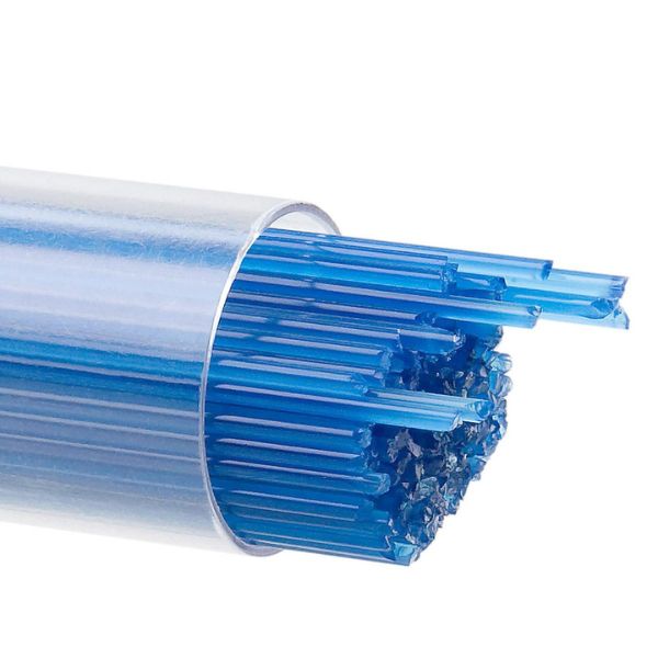 Bullseye Glass Stringers Egyptian Blue Opalescent COE90