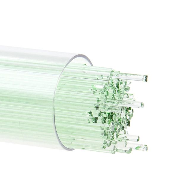 Bullseye Glass Stringers Grass Green Transparent Tint COE90