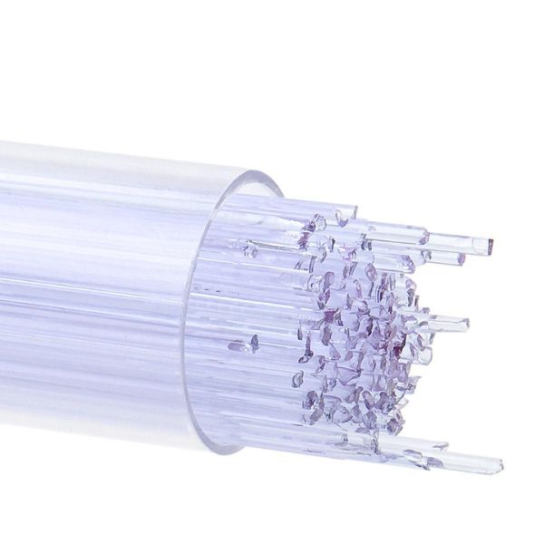 Bullseye Glass Stringers Light Neo-Lavender Shift Transparent Tint COE90