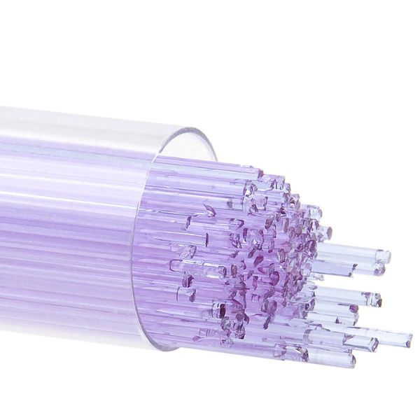Bullseye Glass Stringers Neo-Lavender Shift Transparent COE90