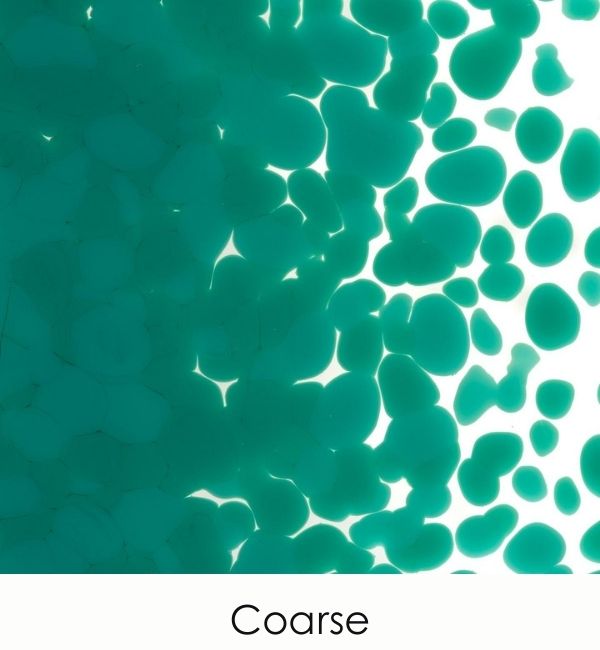 Bullseye Glass Teal Green Opalescent Frit COE90