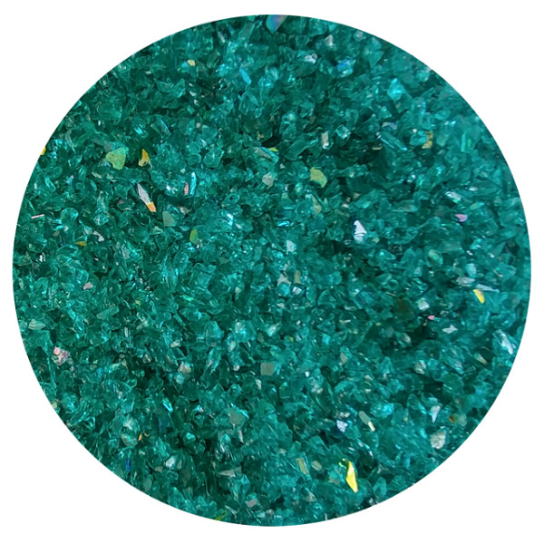 Wissmach Glass Emerald Coast Transparent Frit COE96