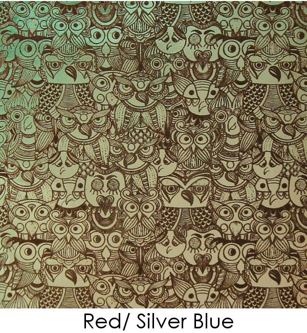 Etched Owls Pattern on Thin Glass COE90