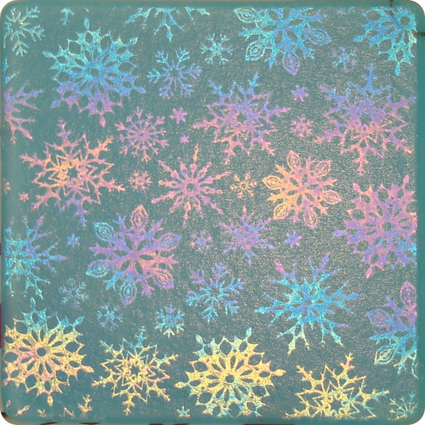 Etched Luminescent Snowflake Ornament Pattern COE90