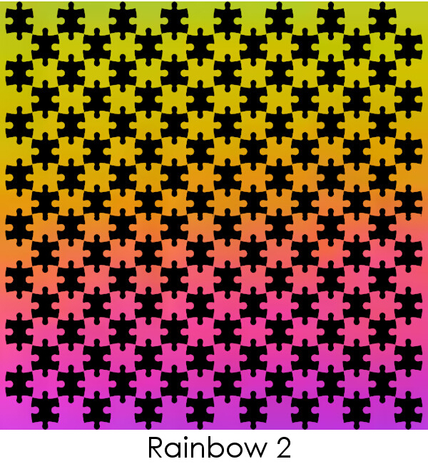 Etched Jigsaw Puzzle Pattern on Thin Glass COE96