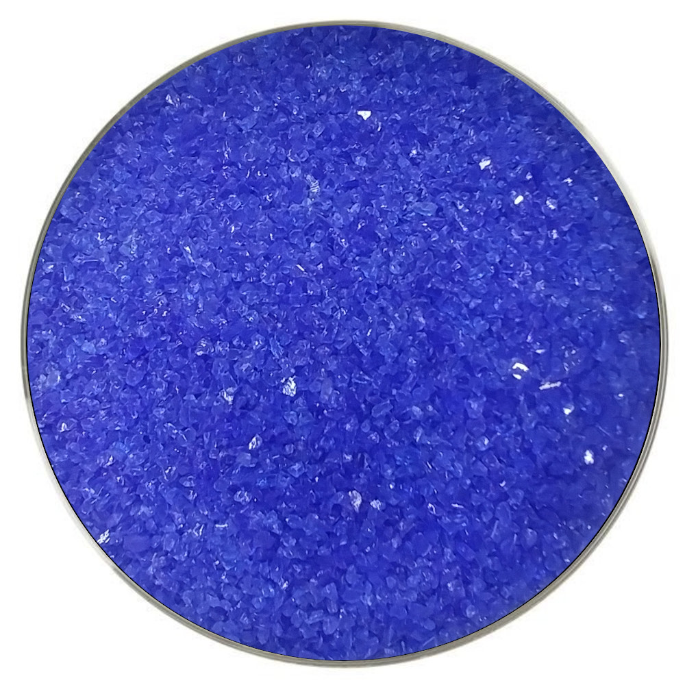 Wissmach Glass Sapphire Blue Transparent Frit COE96
