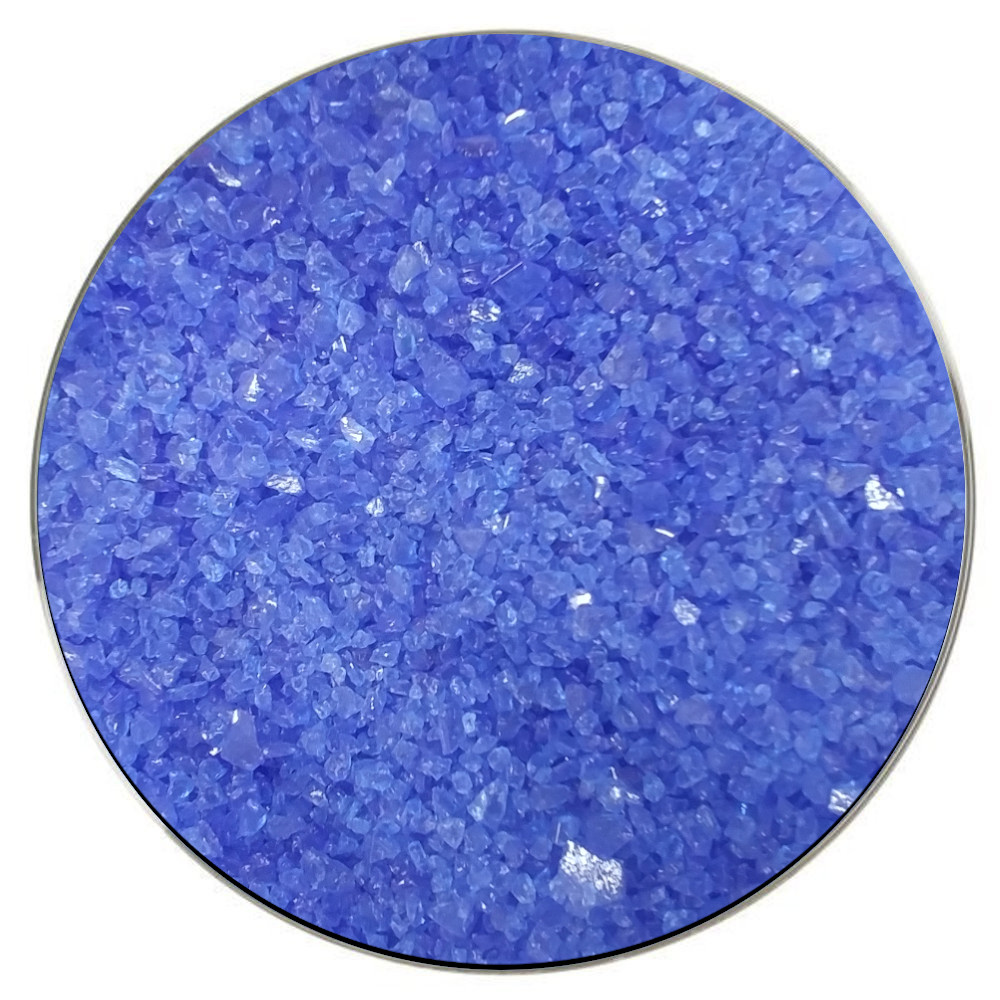 Wissmach Glass Cornflower Blue Transparent Frit COE96