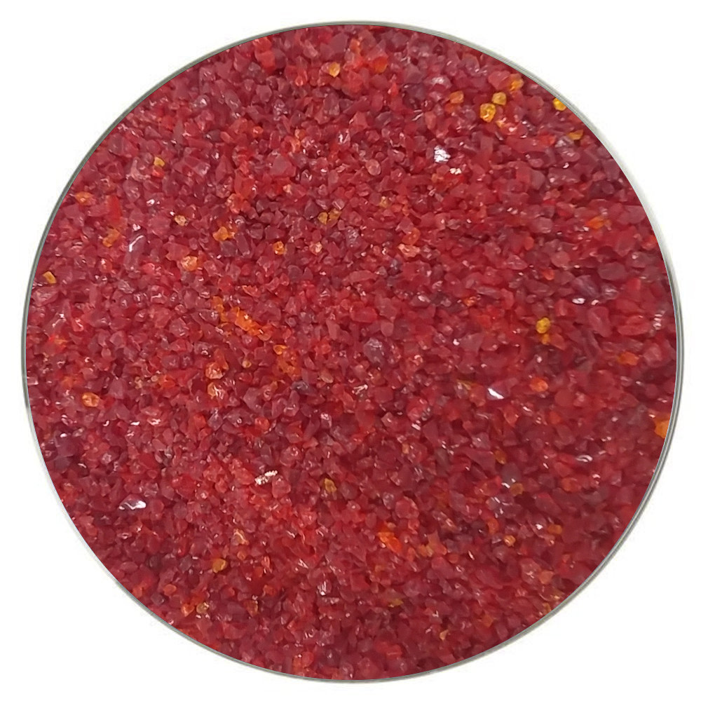 Wissmach Glass Dark Red Transparent Frit COE96