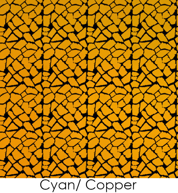 Etched Giraffe Pattern on Thin Glass COE96