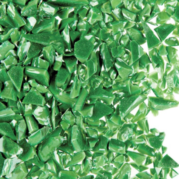 Oceanside Glass Fern Green Opalescent Frit COE96