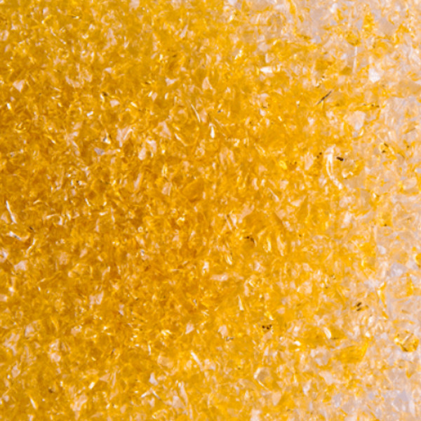 Oceanside Glass Pale Amber Transparent Frit COE96