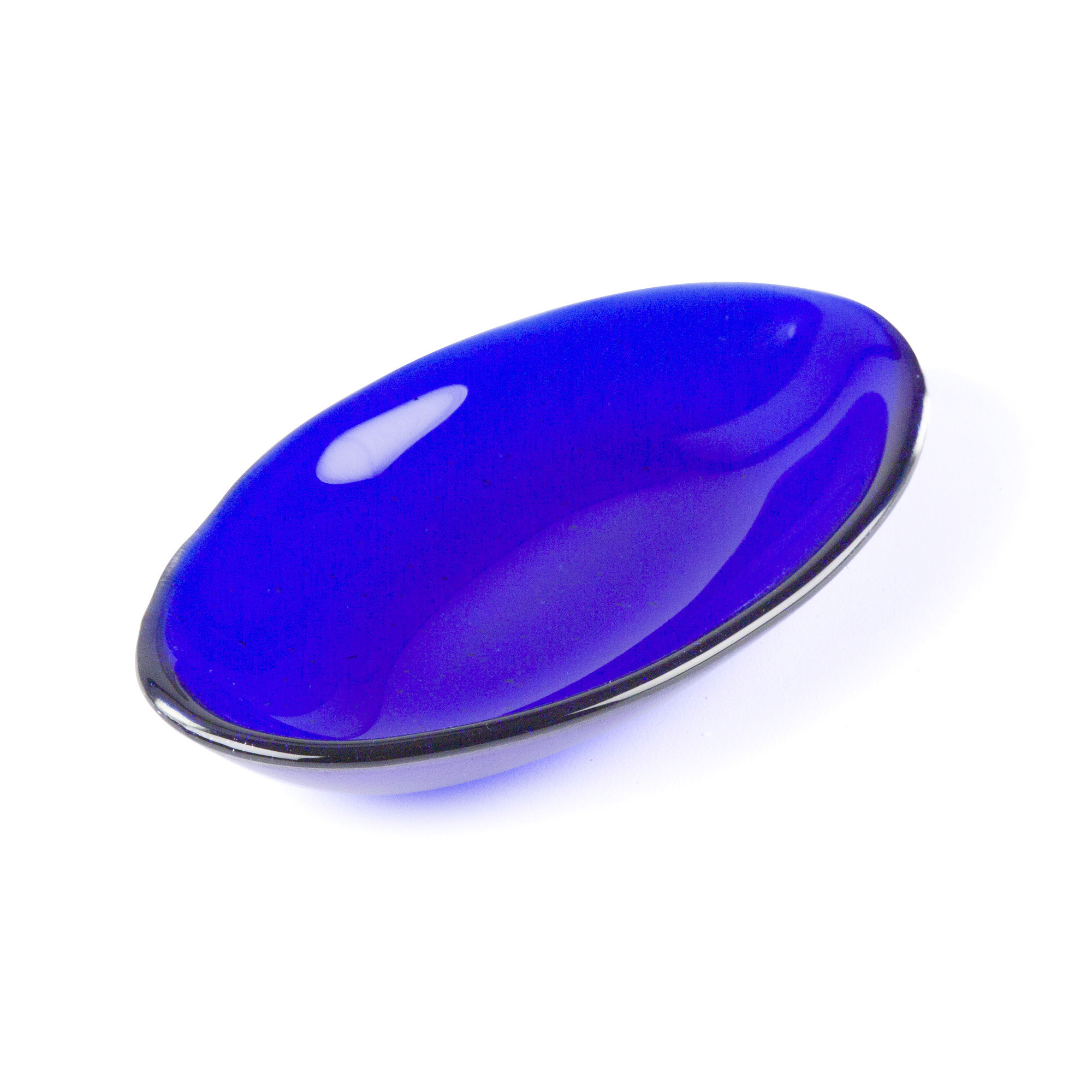 Bullseye Glass Mold #8536, Small Oval Dish 8.1