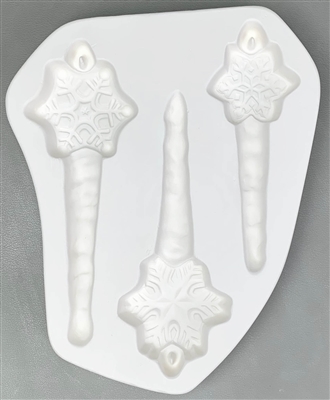 3 Flake Icicles Casting Mold