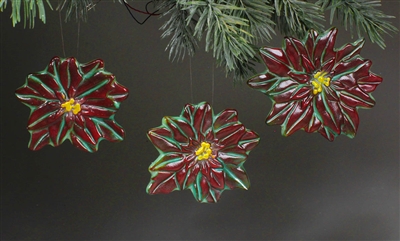 Poinsettia Ornaments Casting Mold