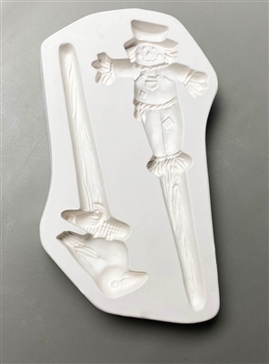 Scarecrow and Crow Stake Casting Mold