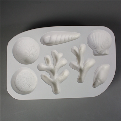 Shells and Coral Frit Casting Mold