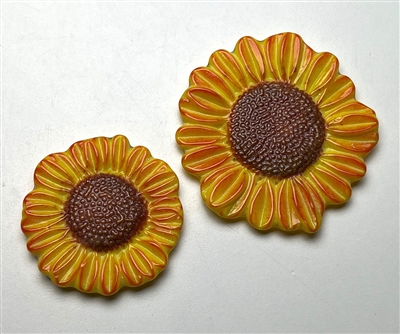 Two Small Sunflowers Casting Mold