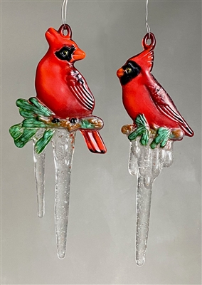 Cardinal Icicle Ornaments Casting Mold