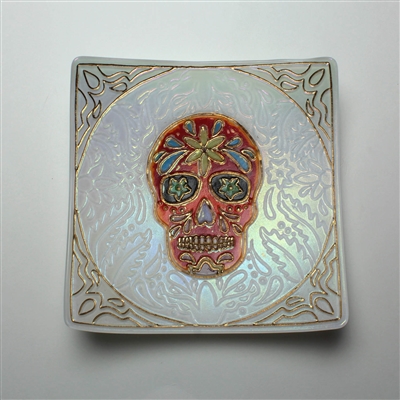 Day of The Dead Textured Fusing Tile