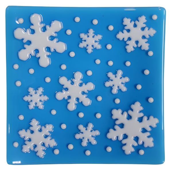 Precut Snowflake I White COE90