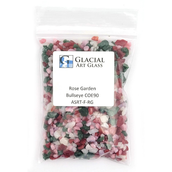 Rose Garden Frit Blend Coarse Grain COE90