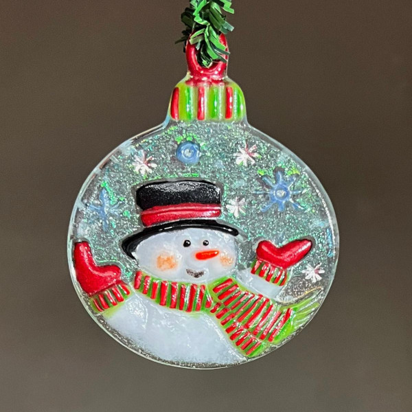 Snowman Flakes Ornament Casting Mold