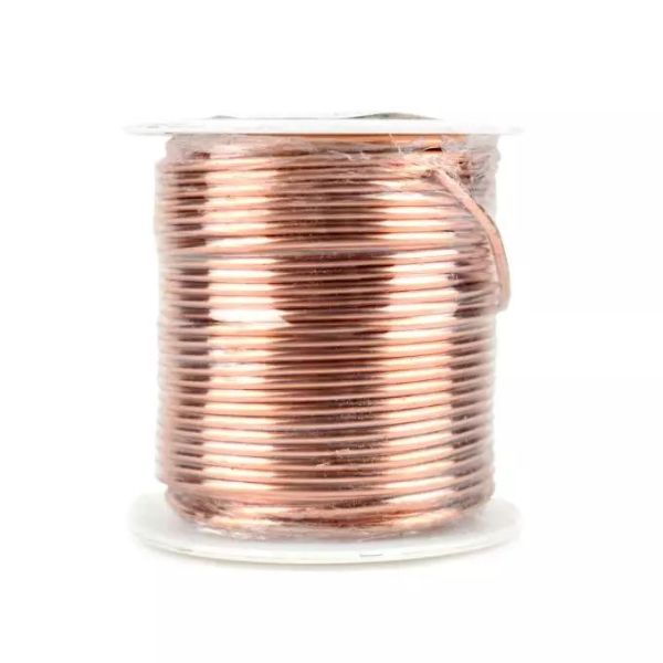 Tinned Copper Wire 12 gauge (1/4 lb.) - Franklin Art Glass
