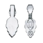 Aanraku Silver Plated Double Leaf Jewelry Bails