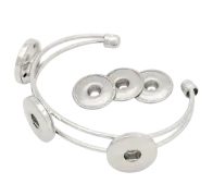 Aanraku Snap Bracelet with Three Snap Discs