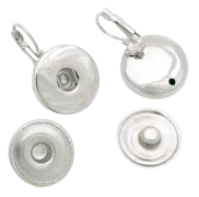 Aanraku Snap Earnings with Two Snap Discs